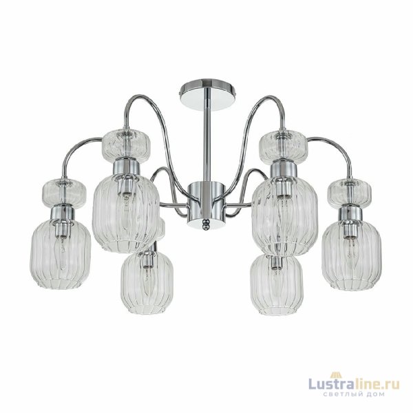 Люстра на штанге Escada Gloss 1141/6PL Chrome/Clear