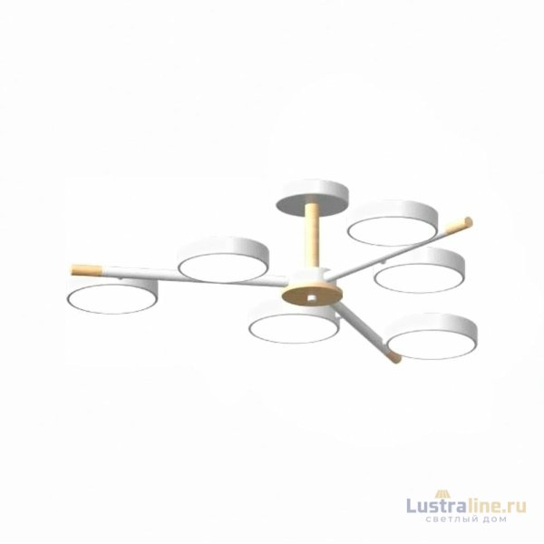 Люстра на штанге LED4U L3208-800 WH Люстра на штанге LED4U L3208-800 WH