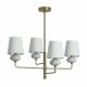 Люстра на штанге Freya Ceramics FR2029PL-04BS