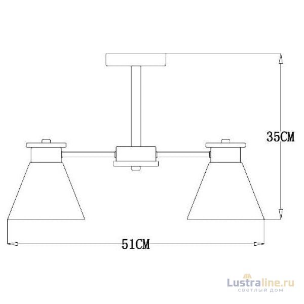 Люстра на штанге Arte Lamp Tyler A1031PL-3WH