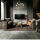 Люстра на штанге Maytoni Arco MOD223PL-06BS
