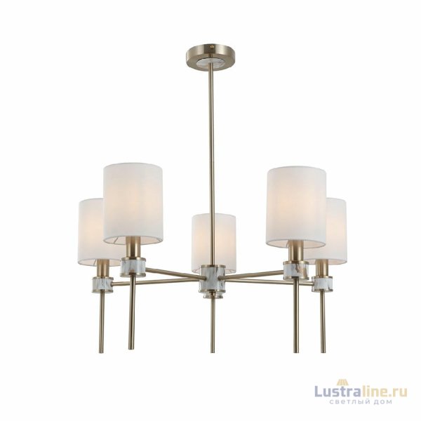 Люстра на штанге Indigo Poesia 13035/5R Brass V000577