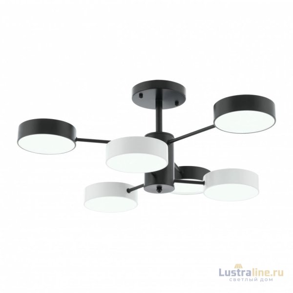 Люстра на штанге Arte Milano Ferrara 250906/6B Bk/Wh Люстра на штанге Arte Milano Ferrara 250906/6B Bk/Wh