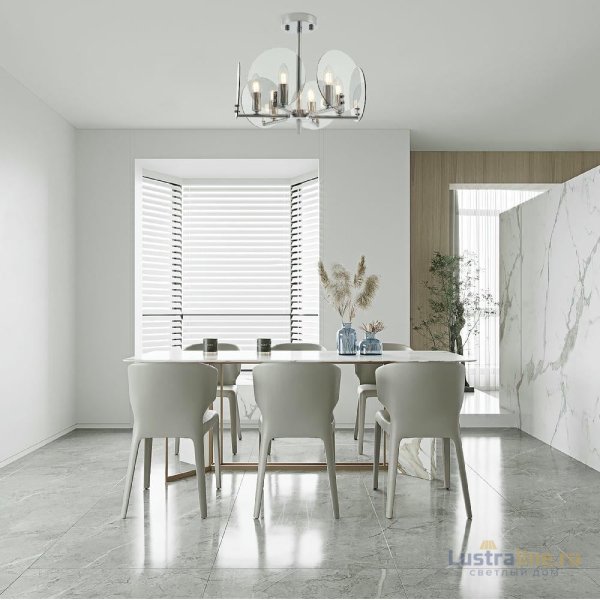Люстра на штанге Arte Milano Sorrento 379309/6/390 CR Люстра на штанге Arte Milano Sorrento 379309/6/390 CR