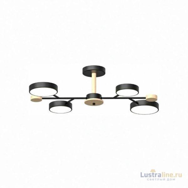 Люстра на штанге LED4U L3213-670 BK Люстра на штанге LED4U L3213-670 BK