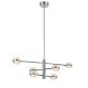 Люстра на штанге Delight Collection MD22030002 MX22030002-6A chrome/clear
