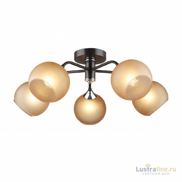 Люстра на штанге IMEX MD.5965-5-S-COFFEE+CR