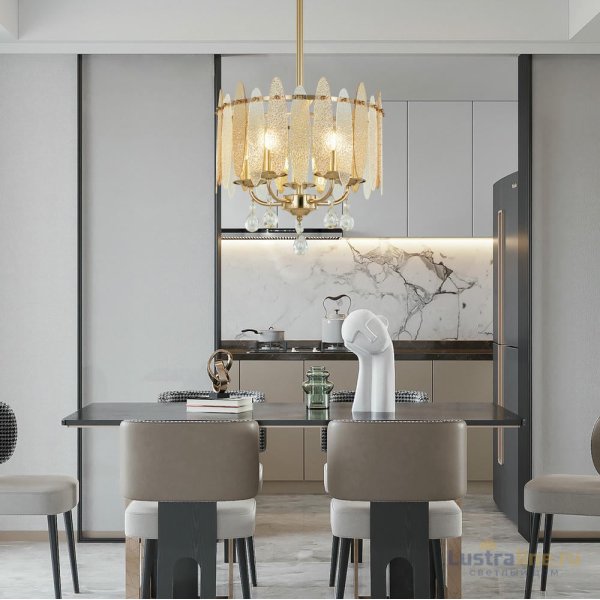 Люстра на штанге Arte Milano Sorrento 374309/5/350/380 GD Люстра на штанге Arte Milano Sorrento 374309/5/350/380 GD