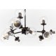 Люстра на штанге Lumina Deco Zodiak LDP 160-12 BK+PR