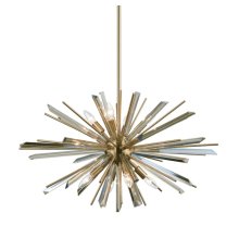 Люстра на штанге Delight Collection P68112-8AB antique brass