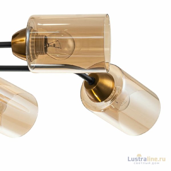 Люстра на штанге Escada Vertigo 1131/6P Black/Gold