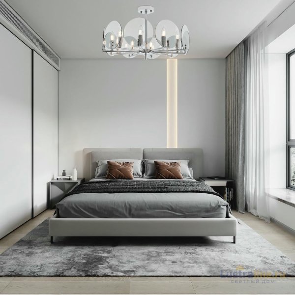 Люстра на штанге Arte Milano Sorrento 379309/10/600 CR Люстра на штанге Arte Milano Sorrento 379309/10/600 CR