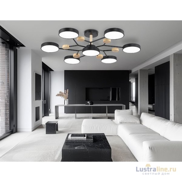 Люстра на штанге Ambrella Light Linetech Comfort FL4866 Люстра на штанге Ambrella Light Linetech Comfort FL4866