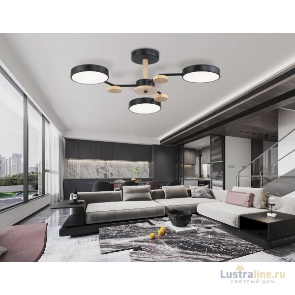 Люстра на штанге Ambrella Light Linetech Comfort FL4857