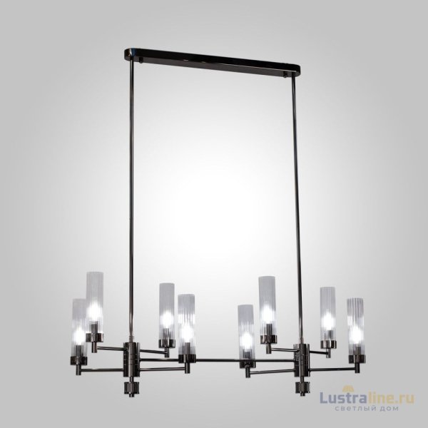 Люстра на штанге AM Group INDIGO SPL8 PEARL BLACK