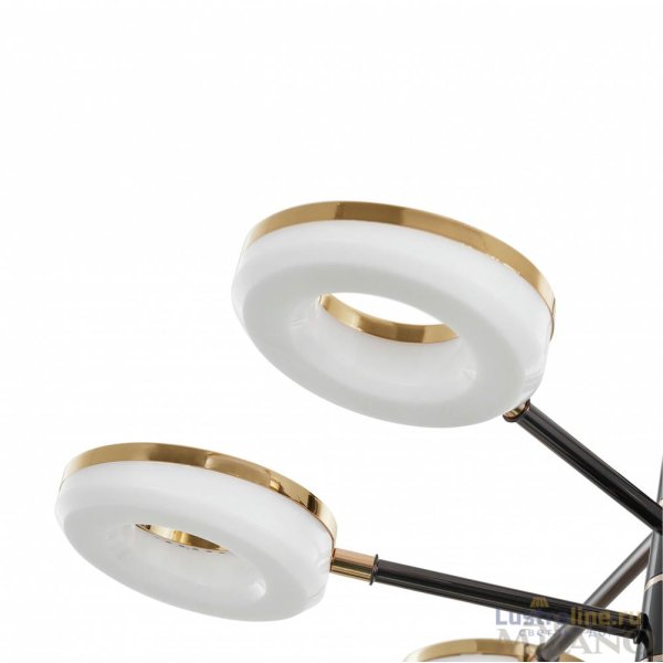 Люстра на штанге Arte Milano Ferrara 276699/8 BK/GD Люстра на штанге Arte Milano Ferrara 276699/8 BK/GD