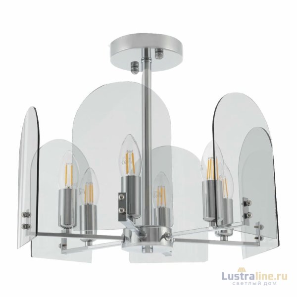 Люстра на штанге Arte Milano Sorrento 377309/6/390 CR Люстра на штанге Arte Milano Sorrento 377309/6/390 CR