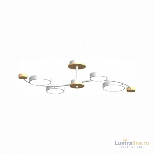 Люстра на штанге LED4U L3206-800 WH Люстра на штанге LED4U L3206-800 WH