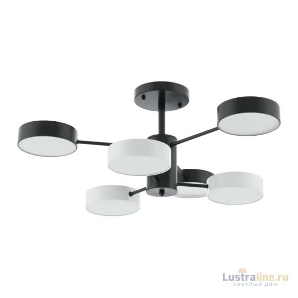 Люстра на штанге Arte Milano Ferrara 250906/6B Bk/Wh Люстра на штанге Arte Milano Ferrara 250906/6B Bk/Wh