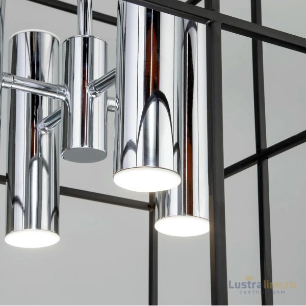 Люстра на штанге Eurosvet Adamson 70142/8 хром a060670