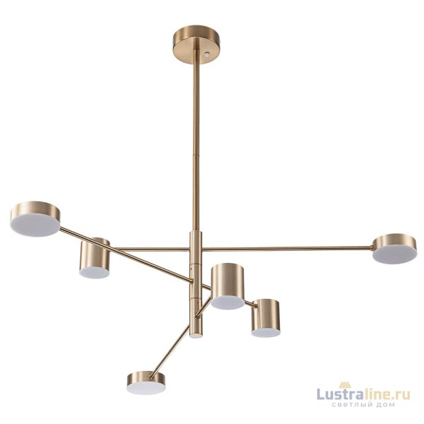 Люстра на штанге Arte Lamp Stanley A2476PL-40PB