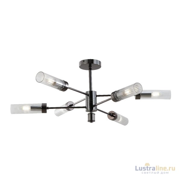 Люстра на штанге iLamp Evolution 15609-6 AN+CL