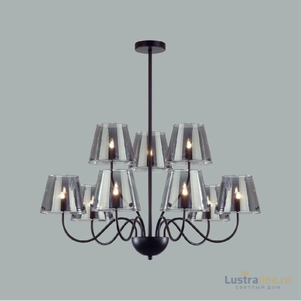 Люстра на штанге Lumion Smoky 6570/9C Люстра на штанге Lumion Smoky 6570/9C