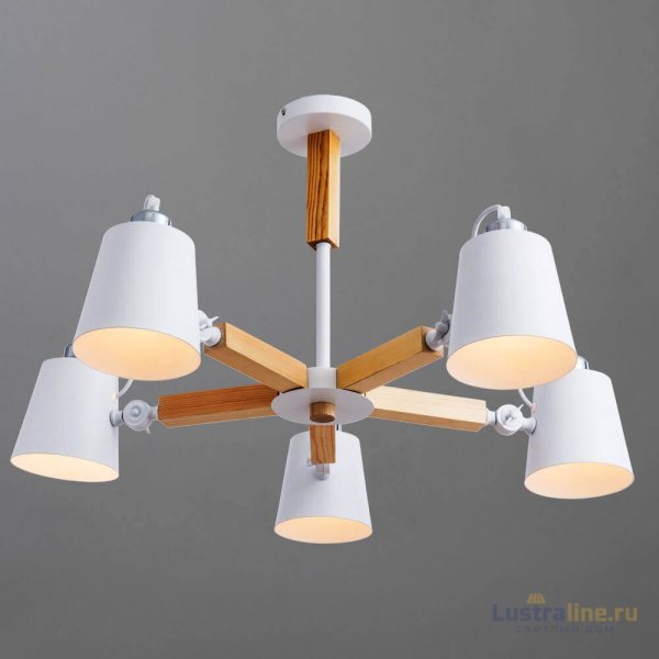 Потолочная люстра Arte Lamp A7141PL-5WH Потолочная люстра Arte Lamp A7141PL-5WH