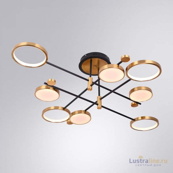 Люстра на штанге Arte Lamp Holly A1364PL-8PB Люстра на штанге Arte Lamp Holly A1364PL-8PB