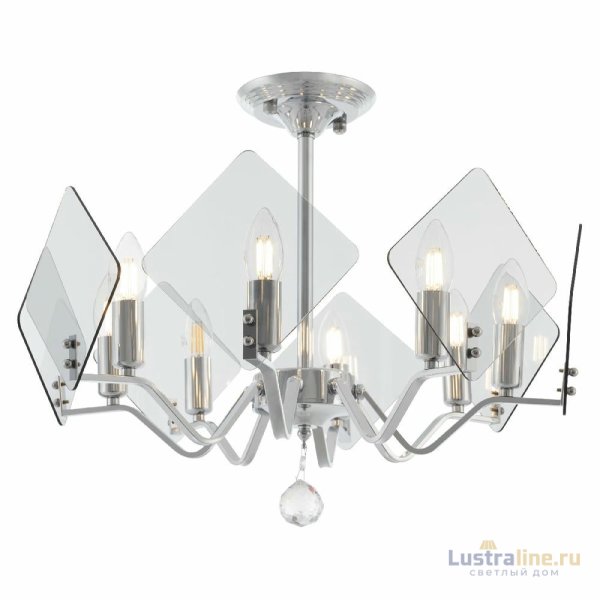 Люстра на штанге Arte Milano Sorrento 375309/8/500 CR Люстра на штанге Arte Milano Sorrento 375309/8/500 CR