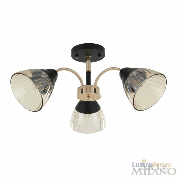 Люстра на штанге Arte Milano Napoli 320119/3 FG+BK Люстра на штанге Arte Milano Napoli 320119/3 FG+BK