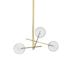 Люстра на штанге Delight Collection Globe Mobile 9307P-3A gold