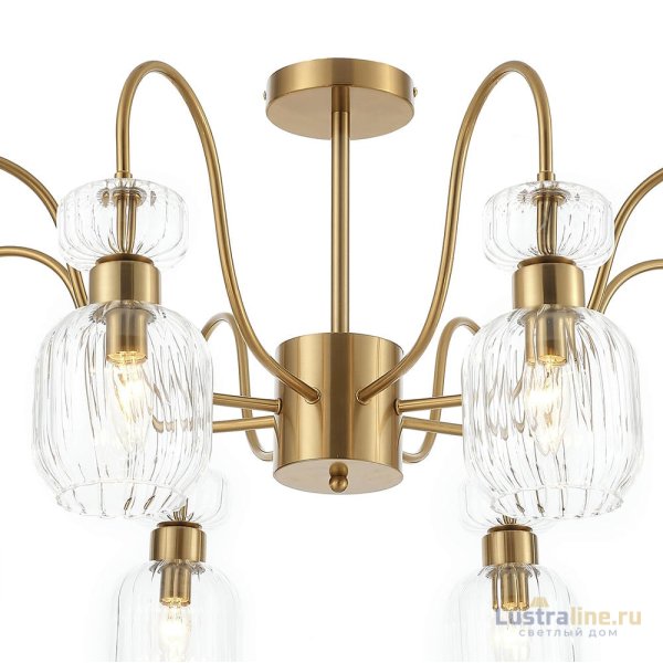 Люстра на штанге Escada Gloss 1141/8PL Clear