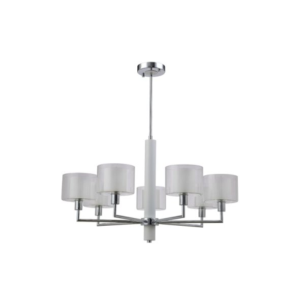 Люстра на штанге Crystal Lux MAESTRO SP-PL7 CHROME