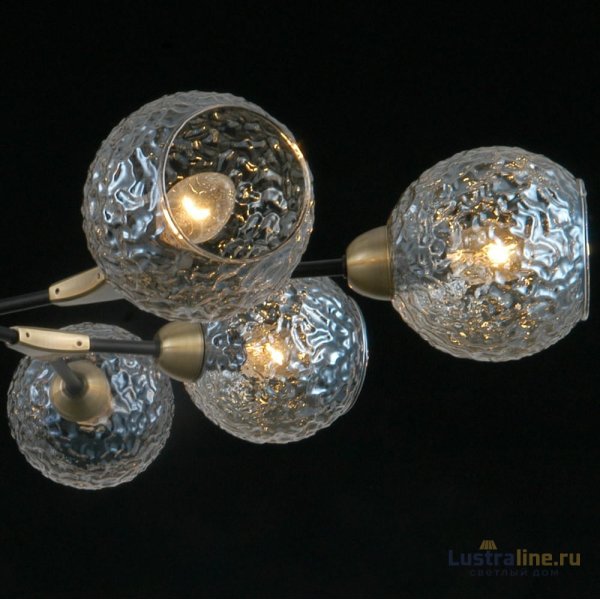 Люстра на штанге Illumico IL0253-8CSQ-79 BK AB