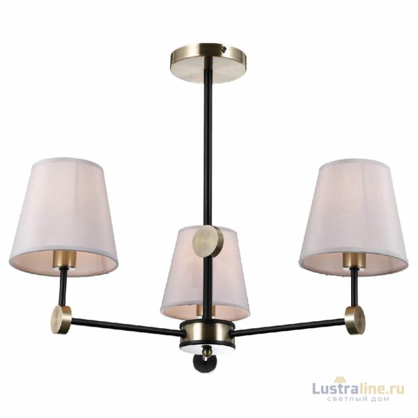 Люстра на штанге Illumico IL0394-3CSQ-24 BK AB CASTOR