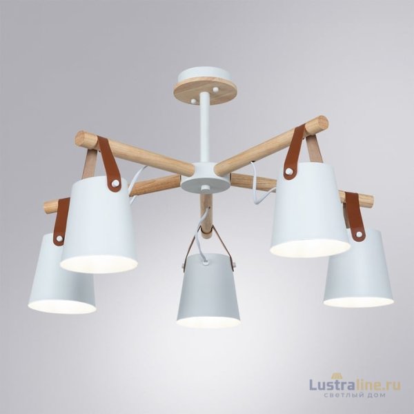Люстра на штанге Arte Lamp Thomas A7032PL-5WH Люстра на штанге Arte Lamp Thomas A7032PL-5WH