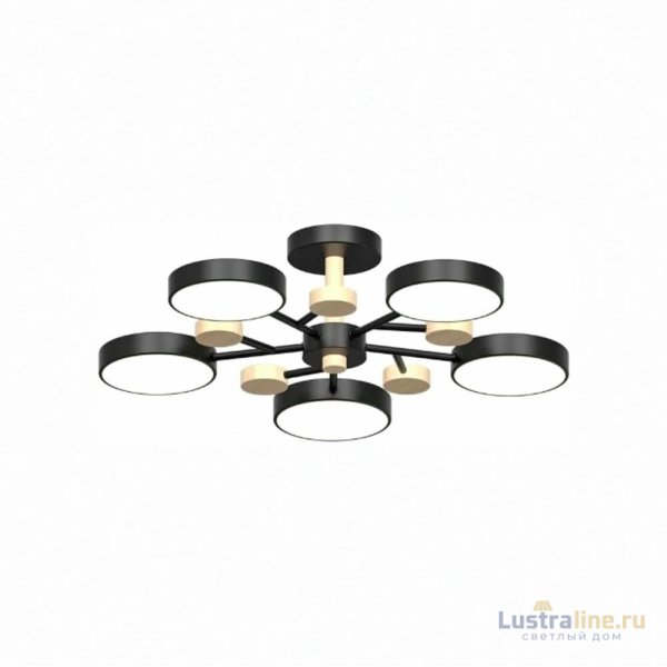 Люстра на штанге LED4U L3204-620 BK Люстра на штанге LED4U L3204-620 BK