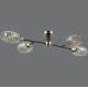 Люстра на штанге Illumico IL0285-4CSQ-79 BK AB