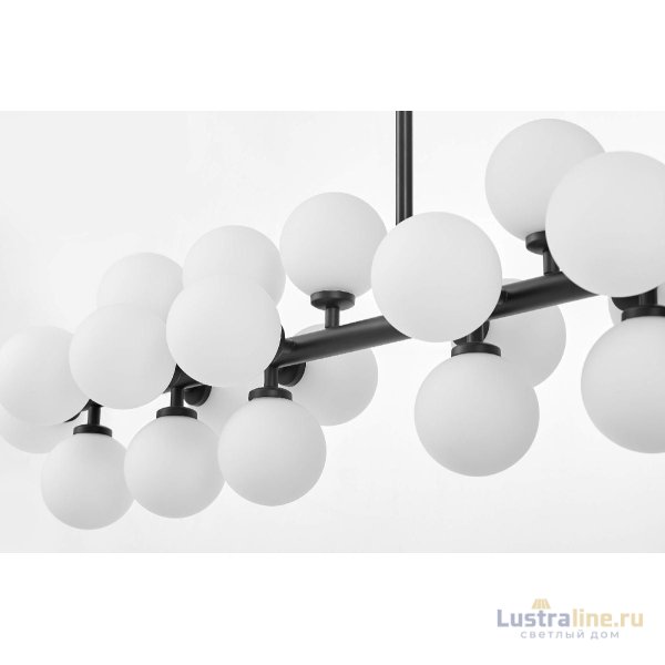 Люстра на штанге Lumina Deco Marsiada LDP 6033-24 BK