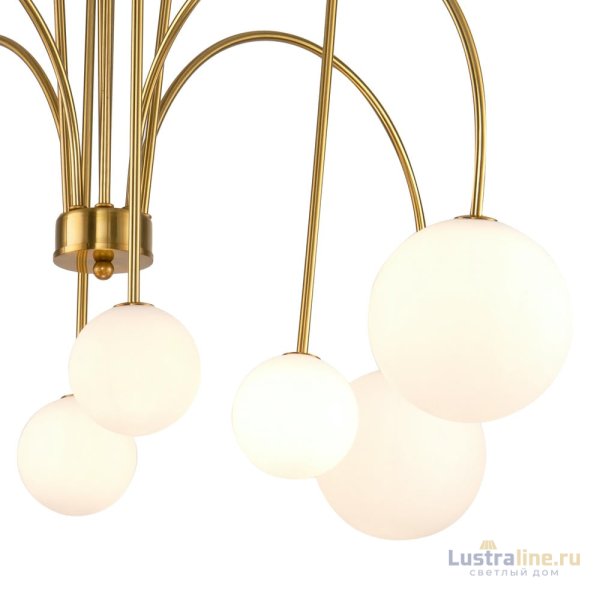 Люстра на штанге Delight Collection KG1213P-8 brass