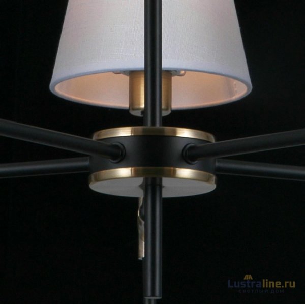 Люстра на штанге Illumico IL0185-5CSQ-24 BK AB CASTOR