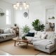 Люстра на штанге Escada Style 1142/7P Silver