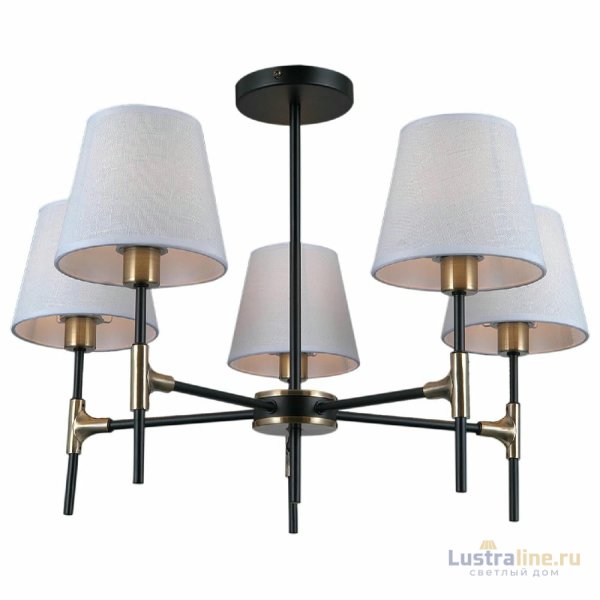 Люстра на штанге Illumico IL0185-5CSQ-24 BK AB CASTOR