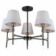 Люстра на штанге Illumico IL0185-5CSQ-24 BK AB CASTOR