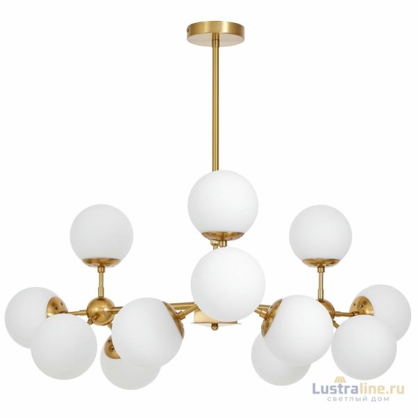 Люстра на штанге Lumina Deco Zodiak LDP 160-12 MD+WT