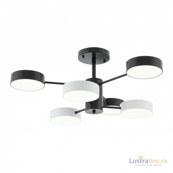 Люстра на штанге Arte Milano Ferrara 250906/6B Bk/Wh Люстра на штанге Arte Milano Ferrara 250906/6B Bk/Wh