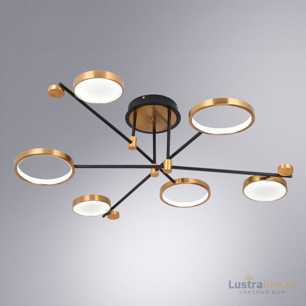 Люстра на штанге Arte Lamp Holly A1364PL-6PB Люстра на штанге Arte Lamp Holly A1364PL-6PB