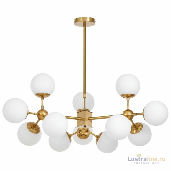 Люстра на штанге Lumina Deco Zodiak LDP 160-12 MD+WT