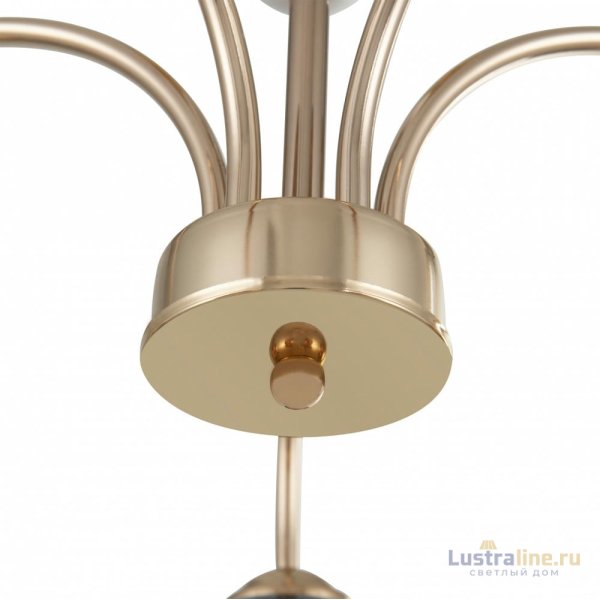 Люстра на штанге Arte Milano Napoli 325410/5 FG+WH Люстра на штанге Arte Milano Napoli 325410/5 FG+WH